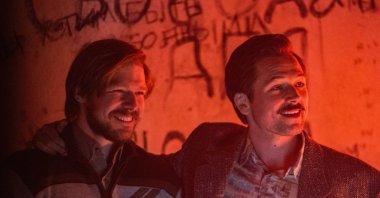 Nikita Efremov and Taron Egerton star in "Tetris." (dpa Photo)