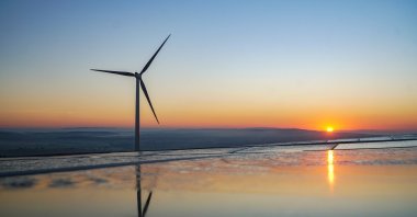 While the share of renewable energy sources in electricity production is increasing, wind energy's share in Türkiye's installed electricity capacity has reached 10.9%. (DHA Photo)