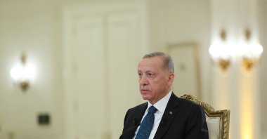 President Recep Tayyip Erdoğan speaks in a live interview (AA File Photo)