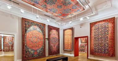 "16th-19th Century Anatolian Carpets" exhibition from the Arkas Carpet Collection, Mattheys Mansion, Izmir, Türkiye, May 15, 2023. (Photo courtesy of Arkas Art Center)