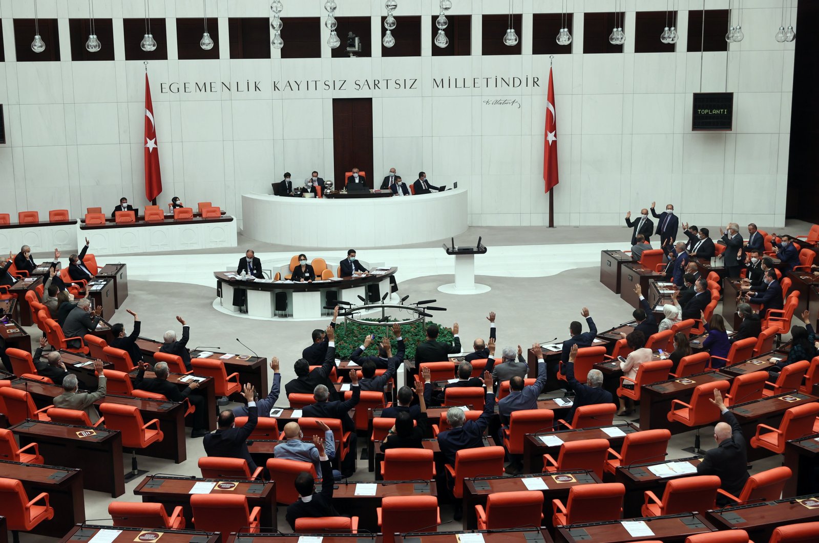 The General Assembly of the Turkish Parliament is seen in this undated file photo. (AA File Photo)