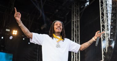Rapper Wiz Khalifa performs onstage during day one of the Tortuga Music Festival, Florida, U.S., April 14, 2023. (Getty Images Photo)