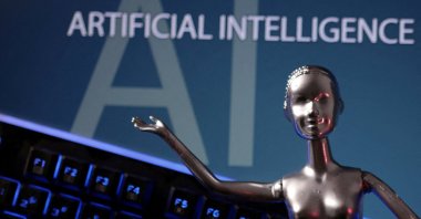 AI Artificial Intelligence words are seen in this illustration taken, on May 4, 2023. (Reuters File Photo)