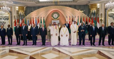 A family photo of Arab League leaders before a summit in Jeddah, Saudi Arabia, May 19, 2023. (AFP Photo)