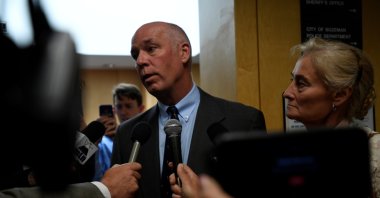 Montana Republican congressman-elect Greg Gianforte appears in court to face a charge of misdemeanor assault after he was accused of attacking a reporter on the eve of his election, in Bozeman, Montana, U.S., June 12, 2017. (Reuters File Photo)