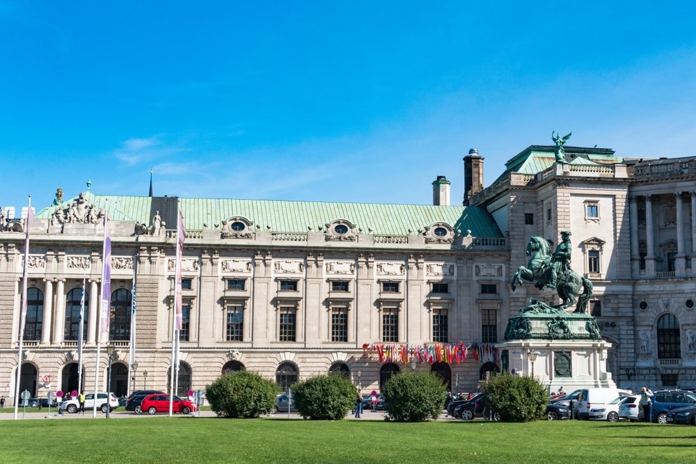 A view of Hofburg Palace where the Organization for Security and Co-operation in Europe (OSCE) headquarters is located, Vienna, Austria, Sept. 1, 2019. (Shutterstock Photo)