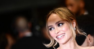 French American actress Lily-Rose Depp arrives for the screening of the film &quot;The Idol&quot; during the 76th edition of the Cannes Film Festival in Cannes, southern France, May 22, 2023. (AFP Photo)