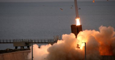The test-firing of the short-range Tayfun ballistic missile system, Rize, Türkiye, May 23, 2023. (DHA Photo)
