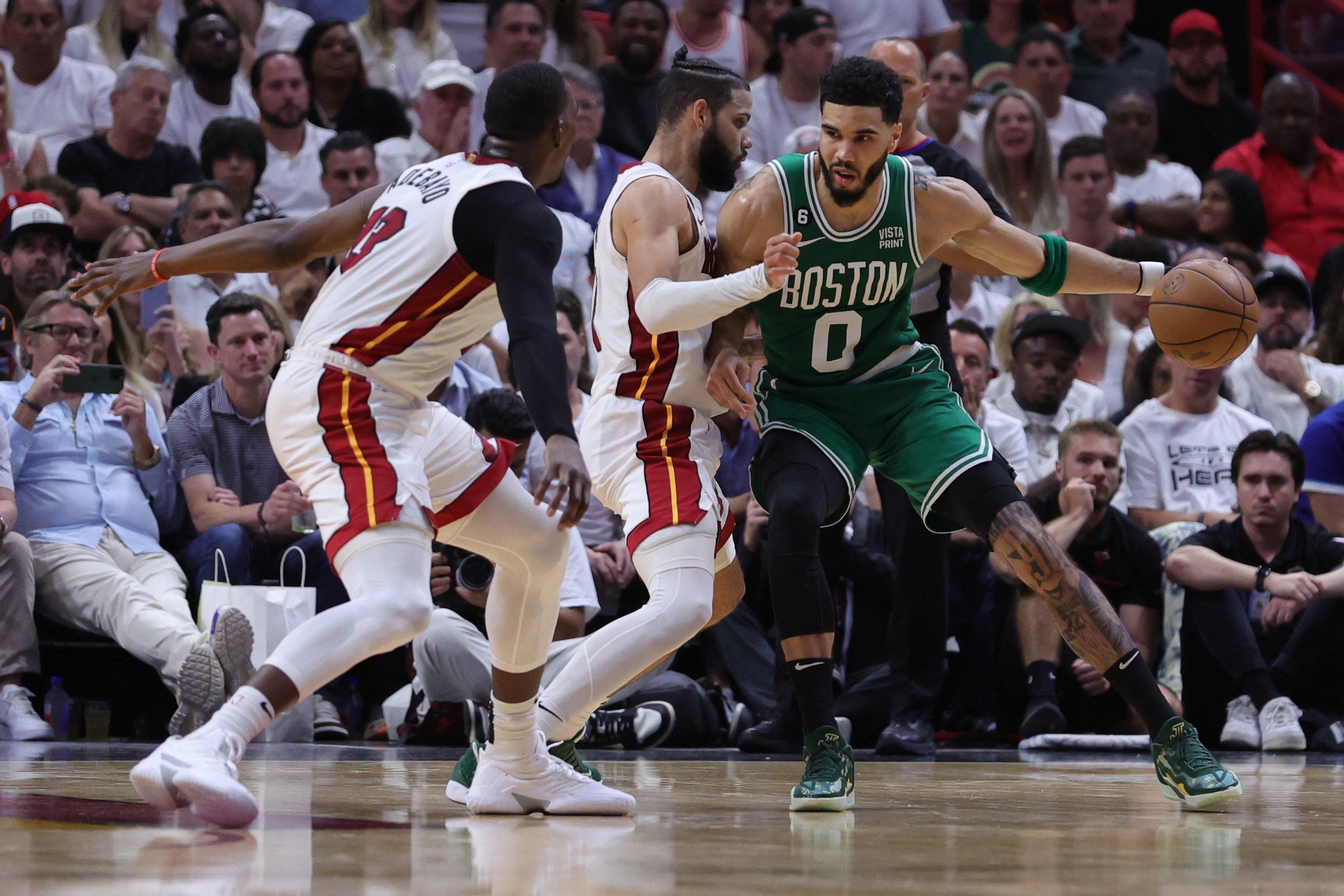 Move 4 heat her Boston Celtics Jayson Tatum Marcus Smart Jaylen