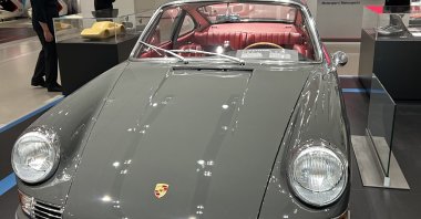 A car presented in Porsche's "Driven by Dreams" exhibition, Berlin, Germany, May 16, 2023. (Photo by Funda Karayel)