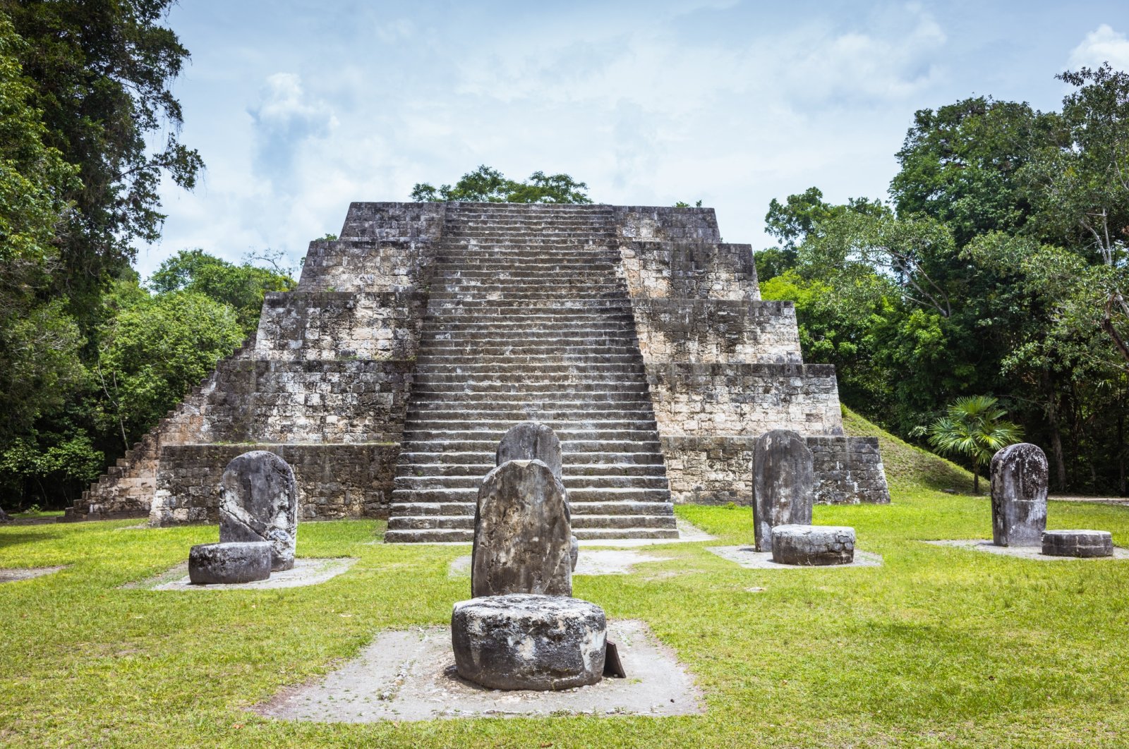 Mayan pyramid and ruins in the famous Tikal National Park, Guatemala. (Getty Images Photo)