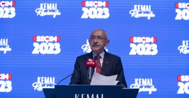 Kemal Kılıçdaroğlu speaks at a news conference, in the capital Ankara, Türkiye, May 28, 2023. (AA Photo) 