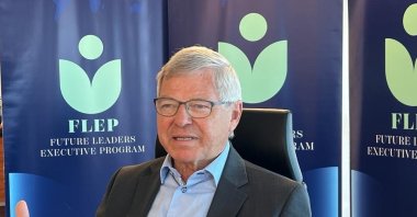 Former Norwegian Prime Minister Kjell Magne Bondevik speaks at the interview, in Istanbul, Türkiye, May 26, 2023. (Photo by Mehmet Çelik)