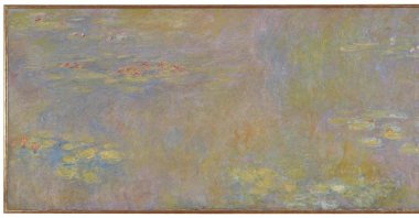 &quot;Water Lilies&quot; by Claude Monet, oil on canvas. (Photo courtesy of the National Gallery)