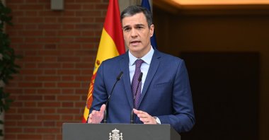 Spanish Prime Minister Pedro Sanchez announces an early general elections for July 23, Madrid, Spain,  May 29, 2023. (EPA Photo)