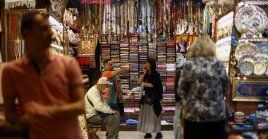 People are seen at a local marketplace in Istanbul, Türkiye, May 29, 2023. (Reuters Photo)