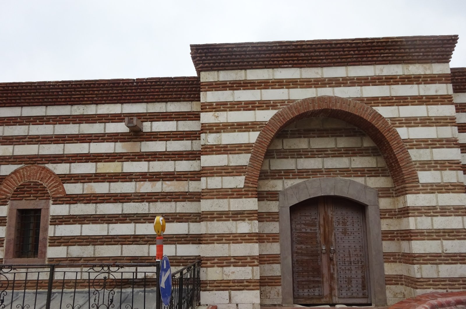 A view of 16th-century Gedik Ali Pasha Caravanserai, Alaşehir, Manisa, Türkiye, May 15, 2023. (Photo by Peter Dore)