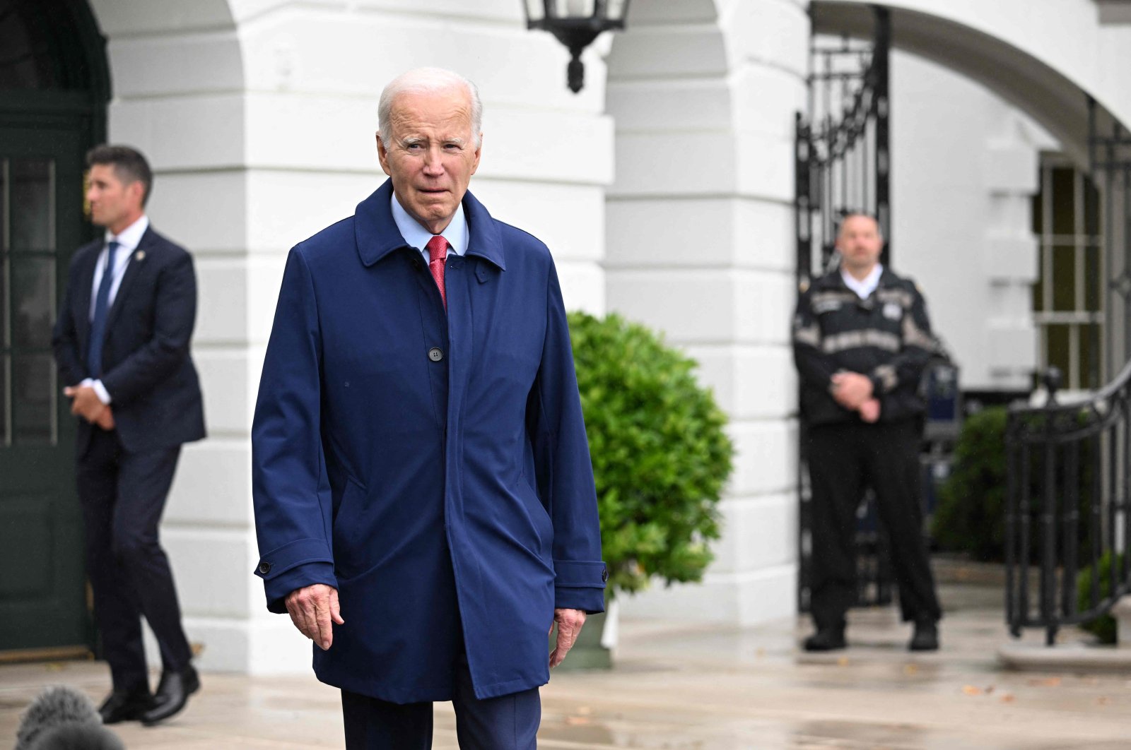 U.S. President Joe Biden walks to board Marine One on the South Lawn of the White House in Washington, D.C., as he travels to Wilmington, Delaware, U.S., May 29, 2023. (AFP Photo)