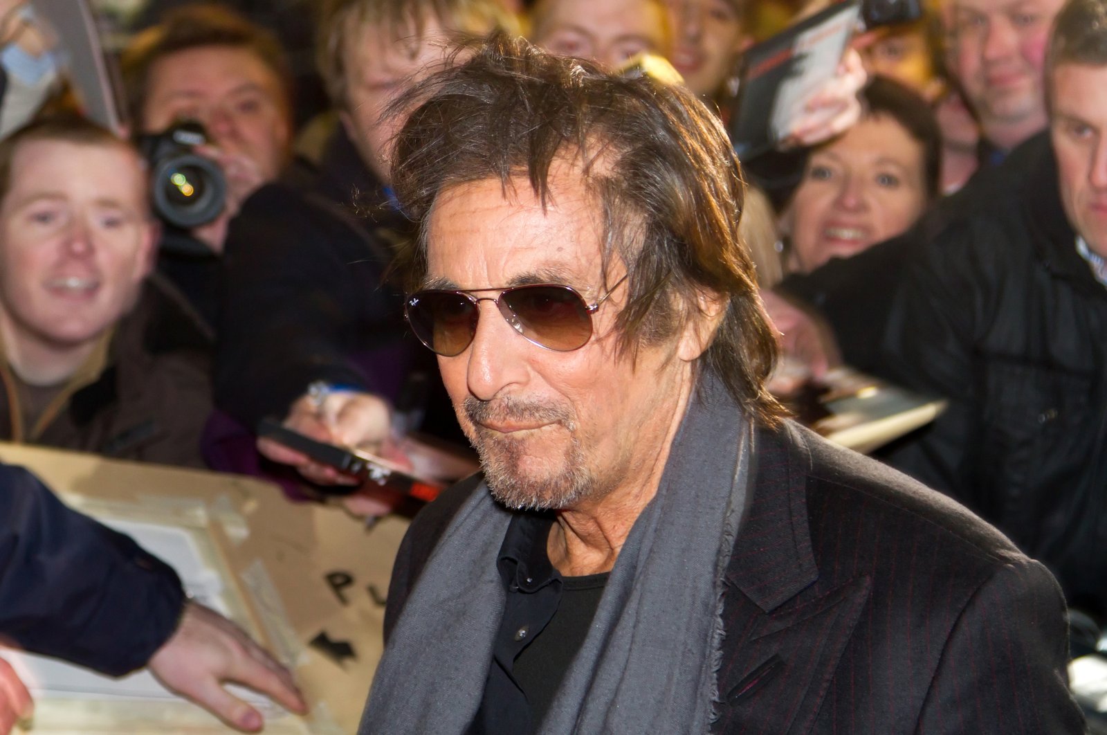 Al Pacino attend at premiere of his Wilde Salome movie at Jameson Dublin International Film Festival in Savoy Cinema, Dublin, Ireland, Feb. 20, 2012. (Shutterstock Photo)