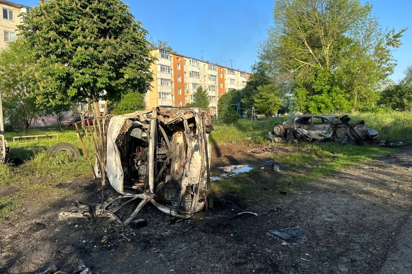 Serangan Ukraina menewaskan 5 orang di wilayah yang diduduki Rusia, menghantam kilang