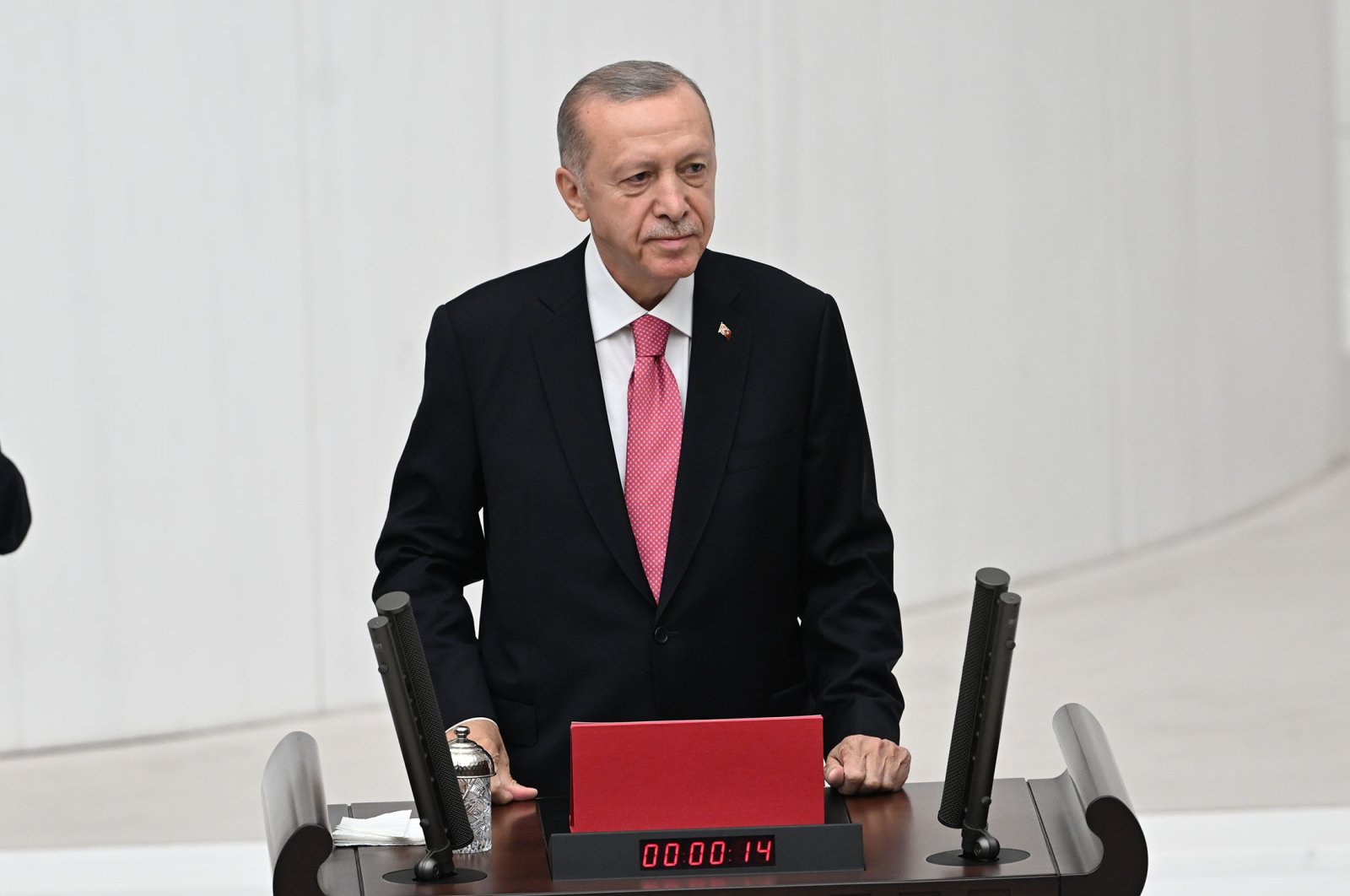 President Recep Tayyip Erdoğan attends oath-taking ceremony at the Turkish Grand National Assembly (TBMM), in Ankara, Türkiye, June 3, 2023. (AA Photo)