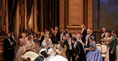 A scene from Giuseppe Verdi's "La traviata" opera. (Photo courtesy of AKM)