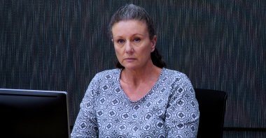 Kathleen Folbigg appears via video link during a convictions inquiry at the NSW Coroners Court, Sydney, Australia, May 1, 2019. (Reuters Photo)