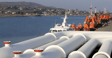 A general view shows pipes at Türkiye's Mediterranean port of Ceyhan, Feb. 19, 2014. (Reuters Photo)