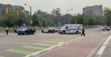 Police and emergency are seen near the scene of the shooting in Richmond, Virginia, U.S., JUNE 6, 2023. (Reuters Photo)