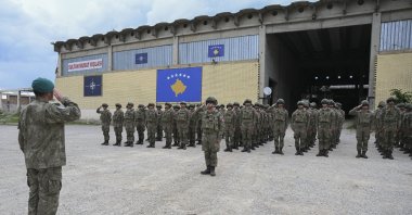 Soldiers at the Turkish barracks in Prizren, Kosovo, June 7, 2023. (AA Photo) 