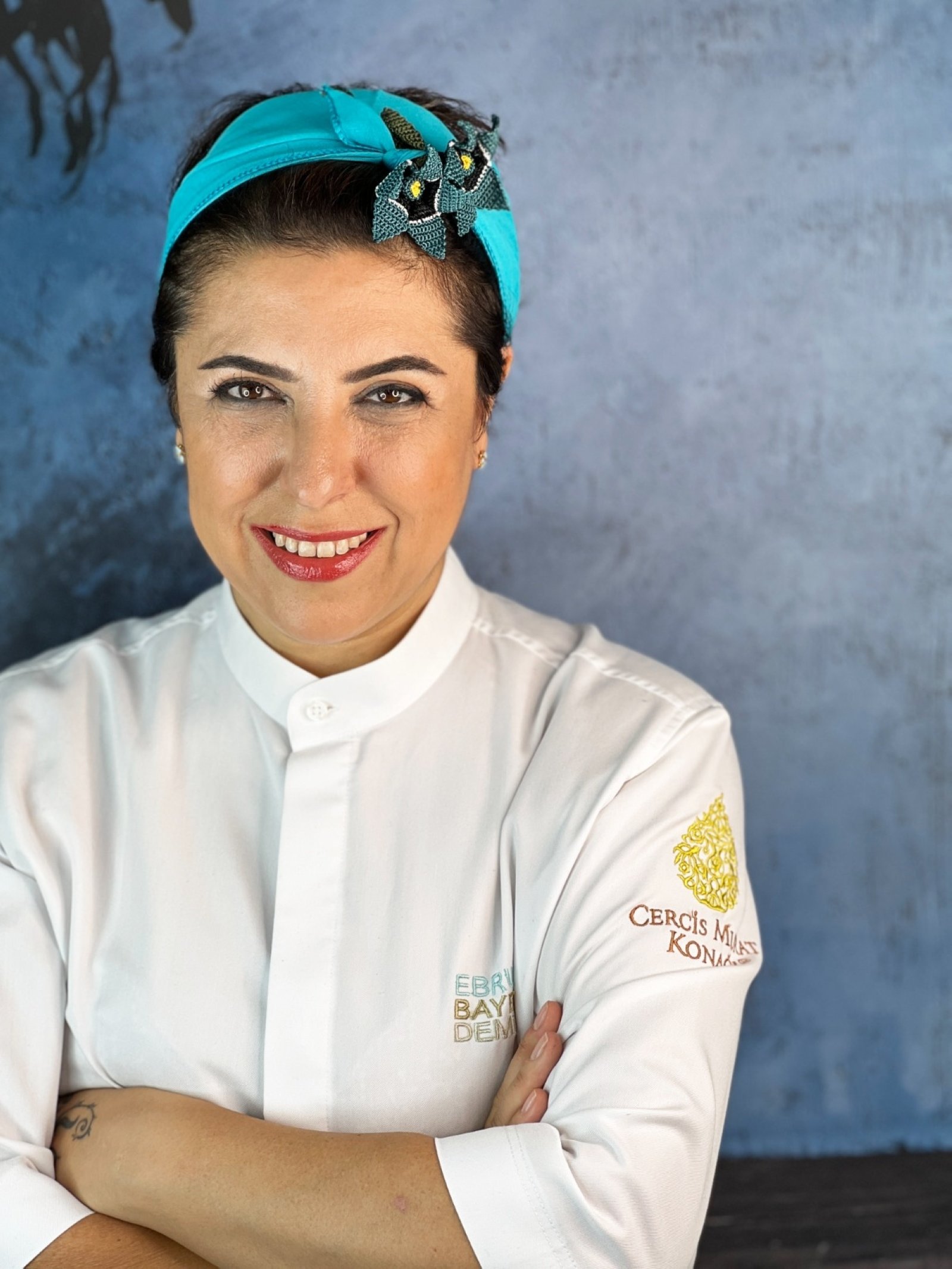 Chef Ebru Baybara Demir becomes first Turkish women to win Basque Culinary World Prize (BCWP) 2023, June 7, 2023. (DHA Photo)