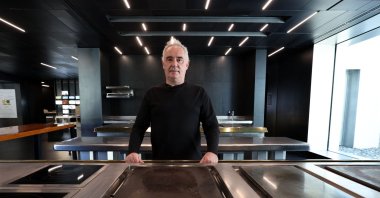 Spanish chef Ferran Adria poses in the former kitchen of the El Bulli restaurant transformed into 'elBulli1846' Museum, Roses, near Barcelona, Spain, May 24, 2023. (AFP Photo)