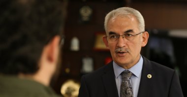 Bekir Karacabey, general director of General Directorate of Forestry (OGM), speaks during his interview with Anadolu Agency (AA), Ankara, Türkiye, June 7, 2023. (AA Photo)