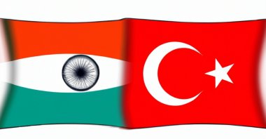 AI-generated image shows Indian and Turkish flags. (Photo by DALL-E)