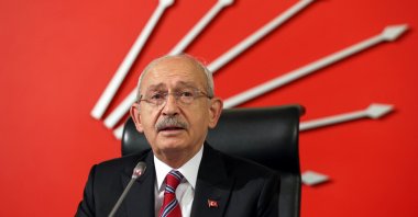 Chairperson Kemal Kılıçdaroğlu presides over a meeting of his Republican People's Party (CHP) for analyzing the results of the May elections at the Turkish Parliament in the capital Ankara, Türkiye, June 3, 2023. (AA Photo)