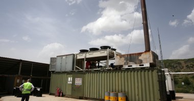 A frontal view of the solid waste processing facility, Bitlis, southeastern Türkiye, June 13, 2023. (AA Photo)