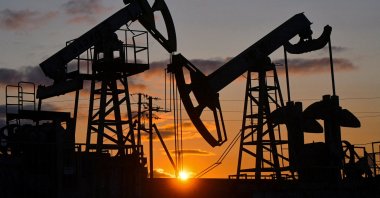 A view shows oil pump jacks outside Almetyevsk in the Republic of Tatarstan, Russia, June 4, 2023. (Reuters File photo)