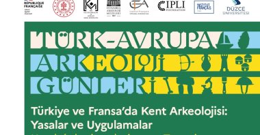 The poster of the Turkish-European Archaeology Days. (Photo courtesy of the French Institute)