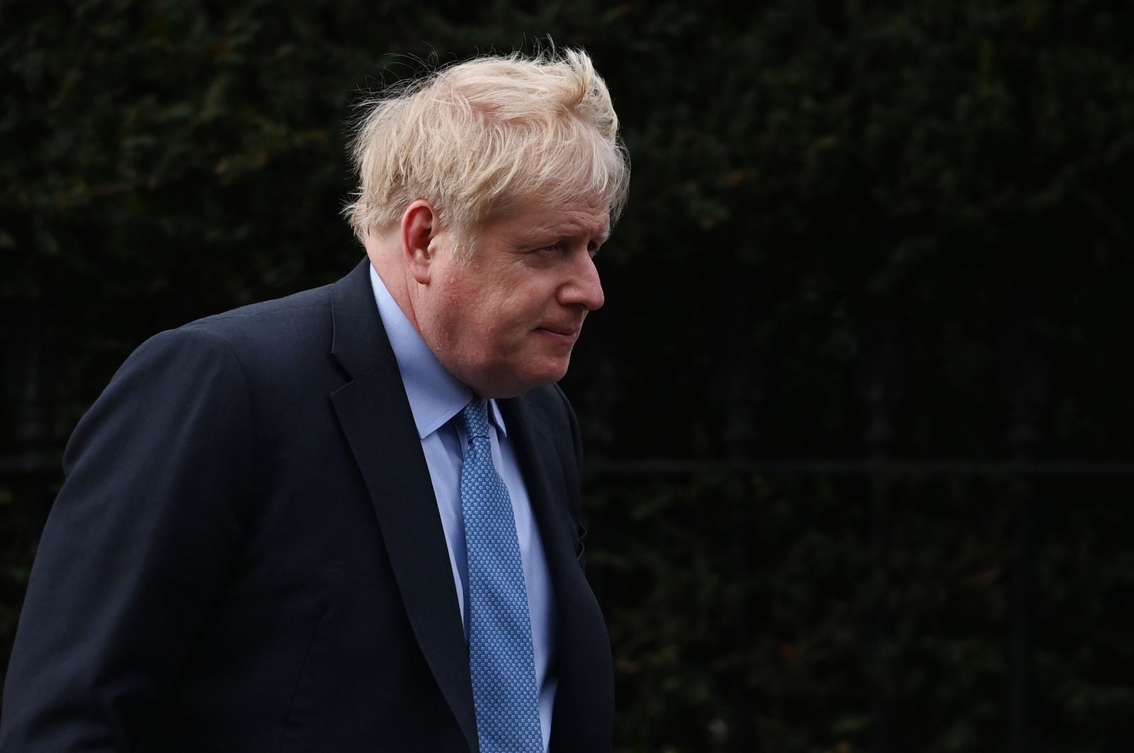 Britain&#039;s former Prime Minister Boris Johnson departs his home in London, U.K., March 22, 2023. (EPA Photo)