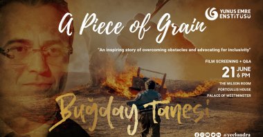 The poster of the film &quot;A Piece of Grain.&quot; (Photo courtesy of YEE London)