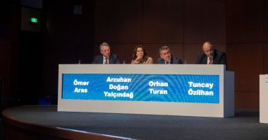 Members of Turkish Industry and Business Association (TÜSIAD) management are seen during the business group’s high advisory council meeting, in Istanbul, Türkiye, June 16, 2023. (DHA Photo)