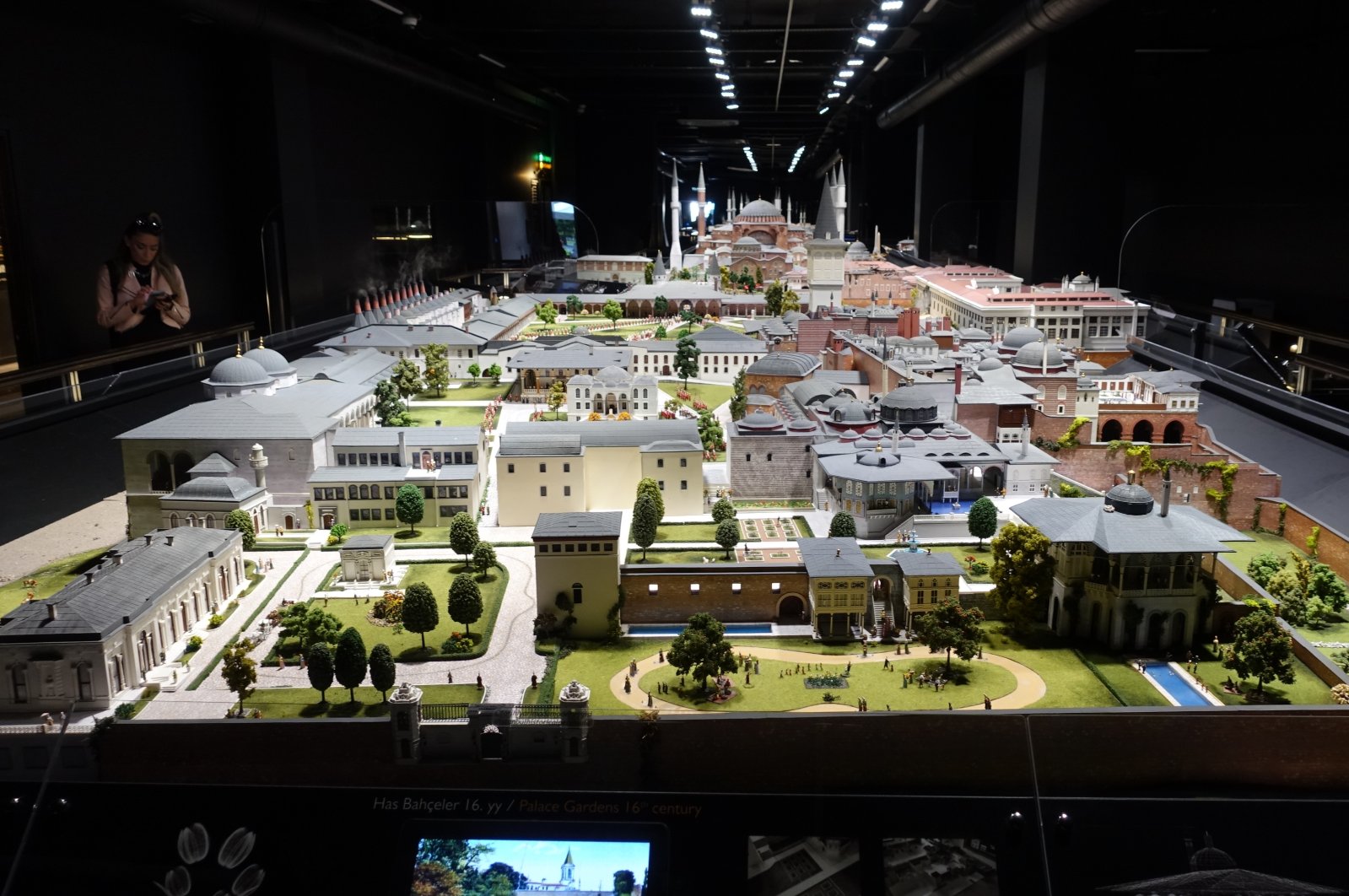 Semenanjung bersejarah Istanbul direplikasi dalam model miniatur yang mendetail