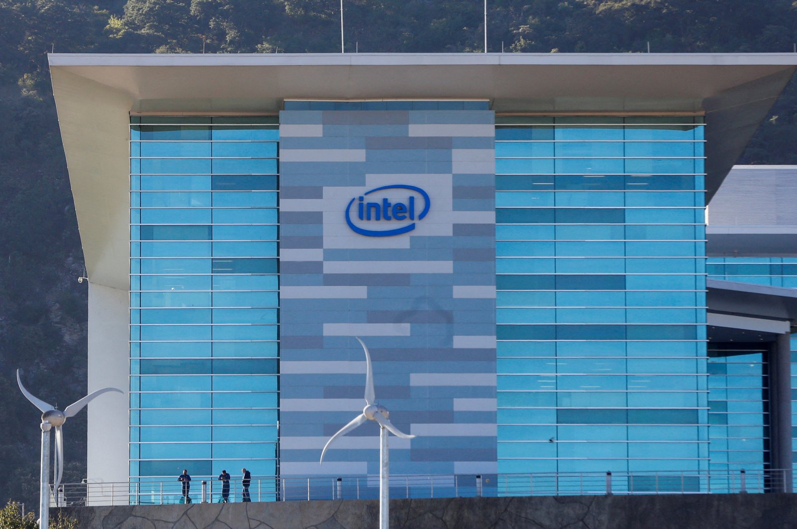 The building of Intel Corp. is pictured in Guadalajara, Mexico, Nov. 30, 2022. (Reuters Photo)