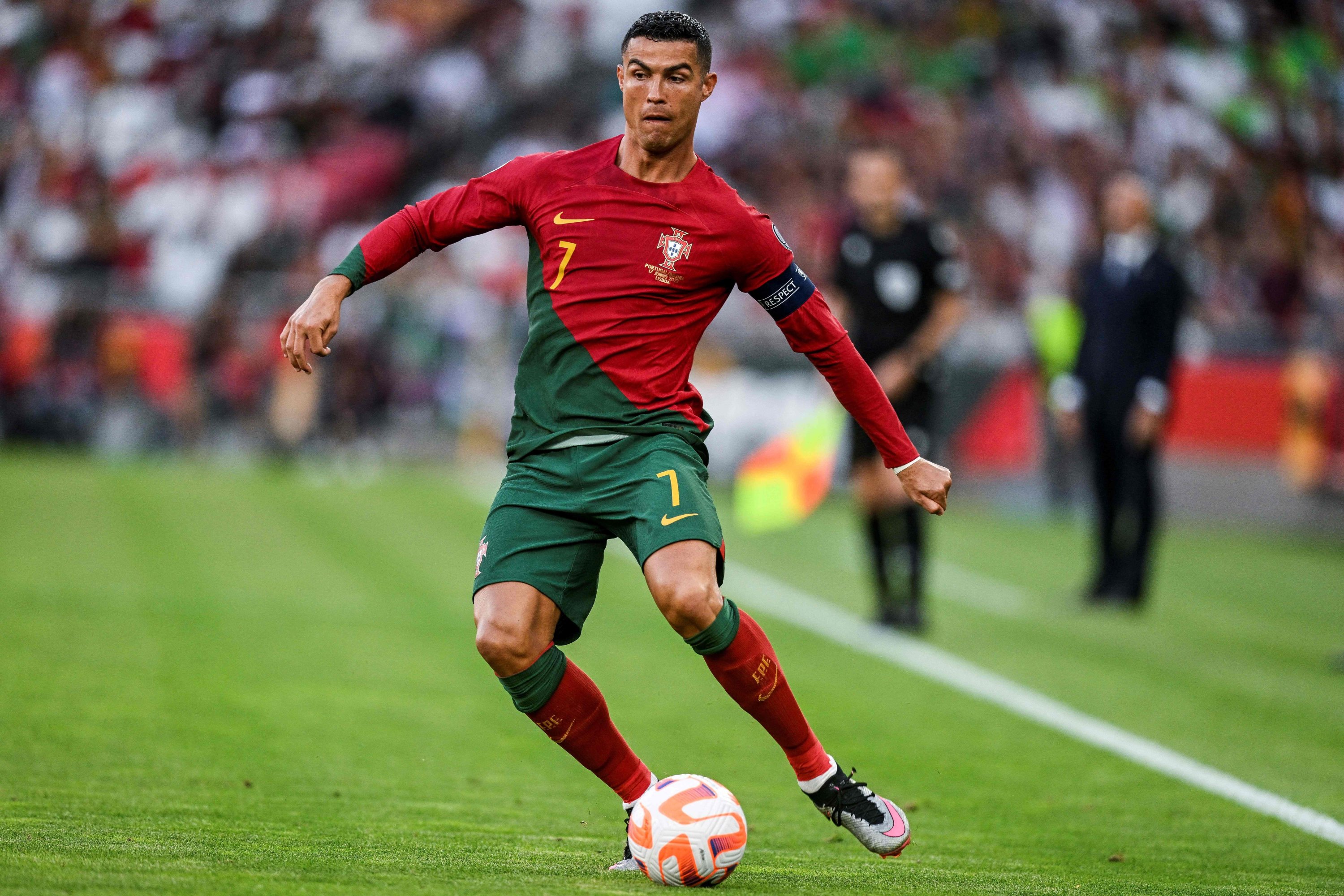 Superstar Soccer Player Cristiano Ronaldo GIF