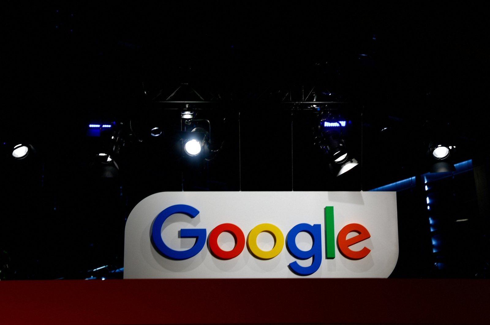The logo of Google is seen at the Viva Technology conference dedicated to innovation and startups at Porte de Versailles exhibition center in Paris, France, June 14, 2023. (Reuters Photo)