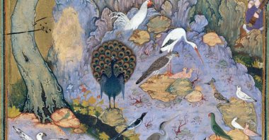 "The Concourse of the Birds," Folio 11r from "The Conference of Birds." (Photo courtesy of The Met Museum)