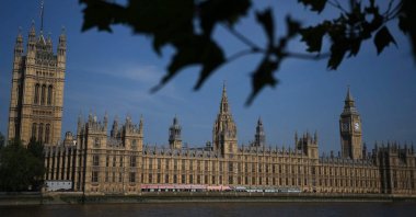 A view of the Houses of Parliament in London, U.K., June 15, 2023. (AFP Photo)