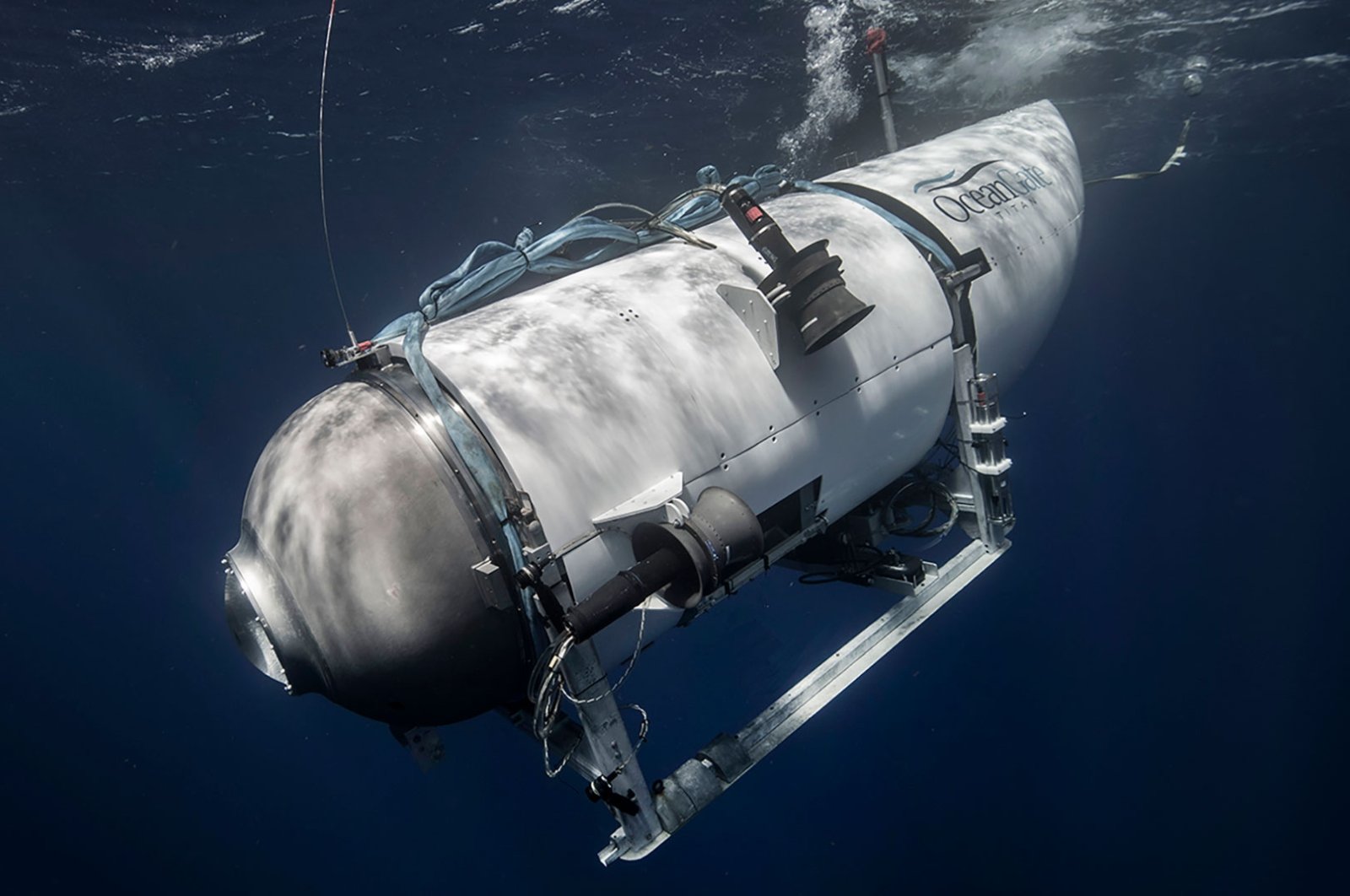 A view of the missing submarine run by OceanGate Expeditions. (Courtesy of oceangate.com)