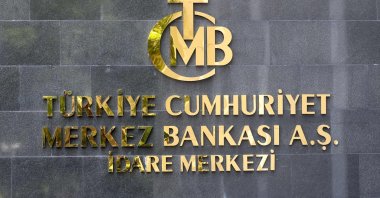 This photograph shows the CBRT in Ankara, Türkiye, June 9, 2023. (AFP Photo)