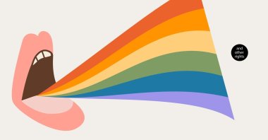 "Nobody has a problem when authorities provide constitutionally-guaranteed equal rights to marginalized communities, but it becomes problematic when they refuse to take into consideration the fact that it is stripping other vulnerable minorities’ constitutionally-guaranteed freedoms and coercing a single ideology on all discards the possibility to peacefully and respectfully coexist." (Illustration by Büşra Öztürk) 